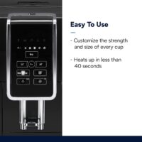 De'Longhi Dinamica Espresso Machine (Black) - Image 3