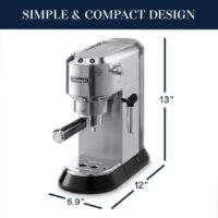 De'Longhi Dedica EC680M Espresso Machine - Image 7
