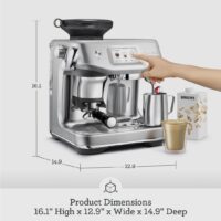 Breville Barista Touch Impress Espresso Machine BES881BSS, Brushed Stainless Steel - Image 5