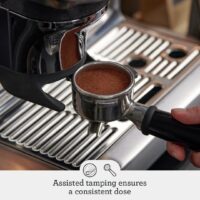 Breville Barista Express Impress Espresso Machine BES876DBL, Damson Blue - Image 4