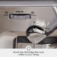 Breville Barista Express Impress Espresso Machine BES876DBL, Damson Blue - Image 5